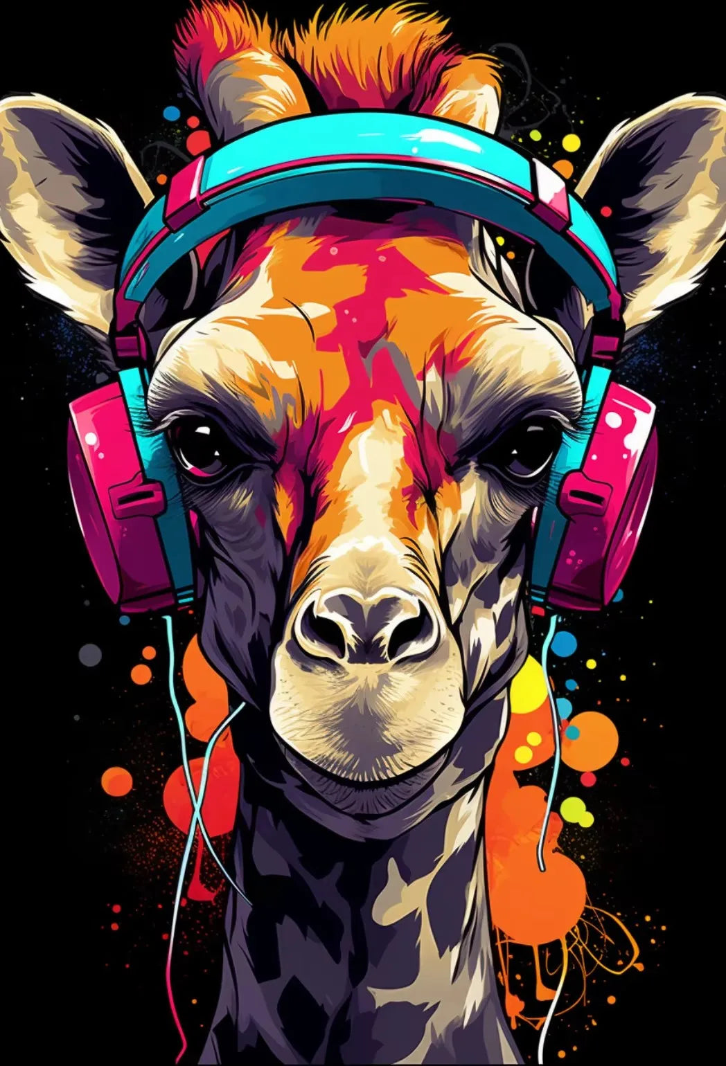 Animal Gamer Poster Set – Graffiti Style Canvas Wall Art for Teen & Gaming Room Decor - Image 8