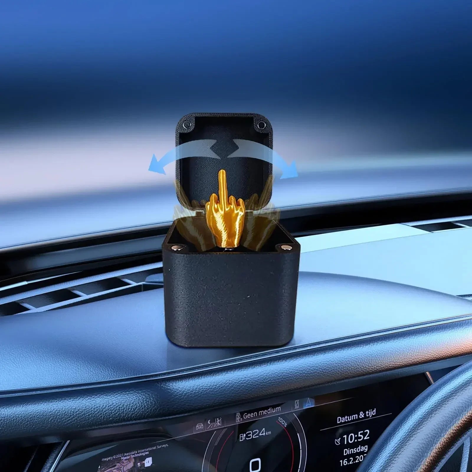 Desk Decoration Middle Finger in the Box - Image 4