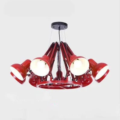 Modern Iron Chandelier – Decorative Hanging Light for Office Desks, Coffee Tables & Kitchen Dining Spaces - Image 11