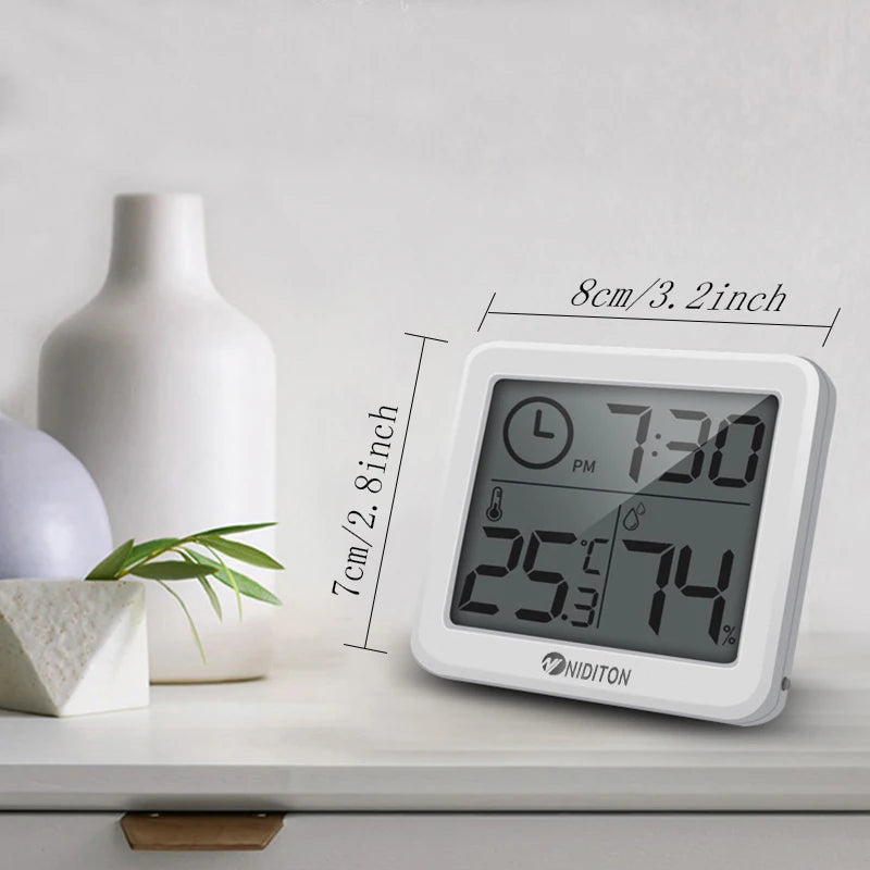 Digital Clock Desk Clock with Temperature & Humidity - Image 5