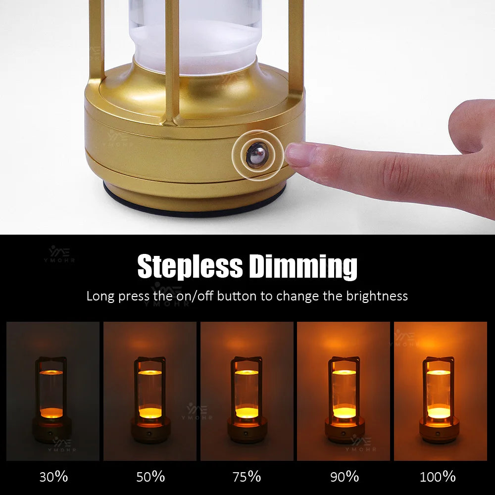 Portable Wireless Table Lamp – LED Touch Night Light for Home & Decor - Image 3