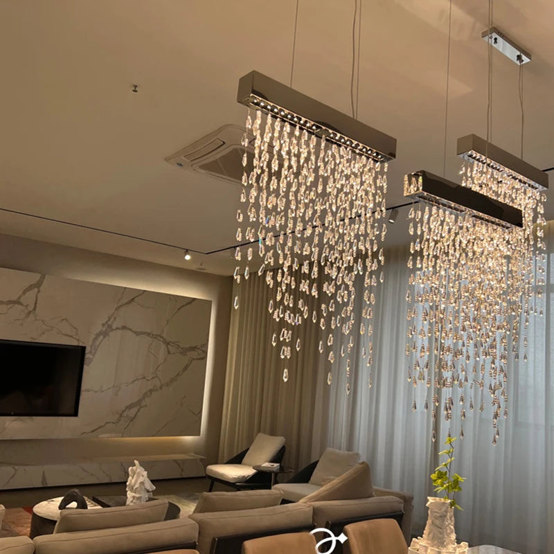 Modern Luxury Pendant Lights – Crystal Ceiling Chandeliers for Home & Office
