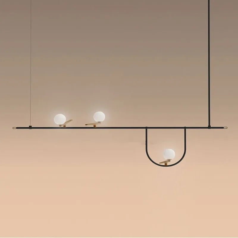 Nordic Minimalist Swallow Pendant Light – Metal Designer Lamp for Kitchen, Office & Coffee Table - Image 7