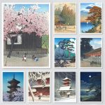 Kawase Hasui Artwork Posters – Retro Japanese Landscape Canvas Prints
