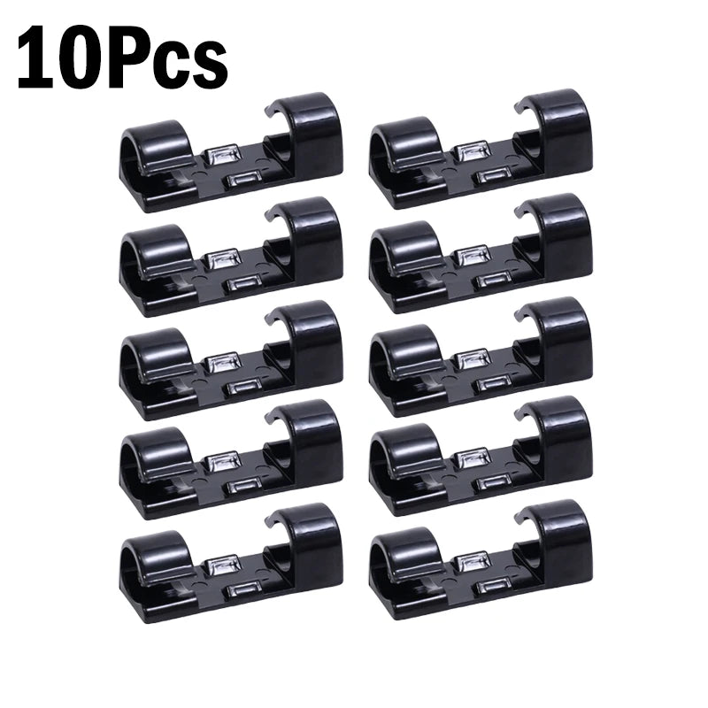 1β60Pcs Self-Adhesive Cable Clips Organizer - Image 10