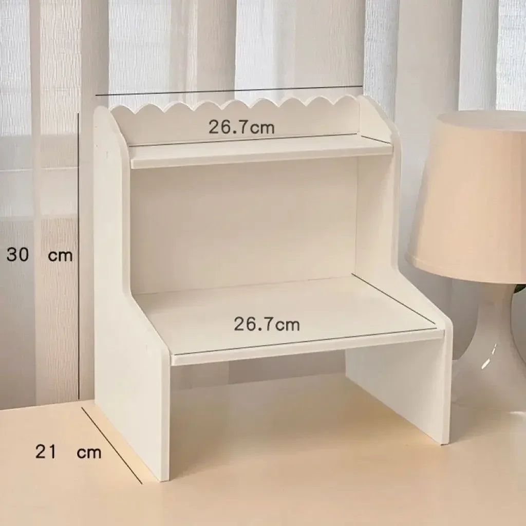 INS Desktop Elevation Stand with Drawers – Multifunctional Storage & Display Rack for Student and Home Office Desks - Image 14