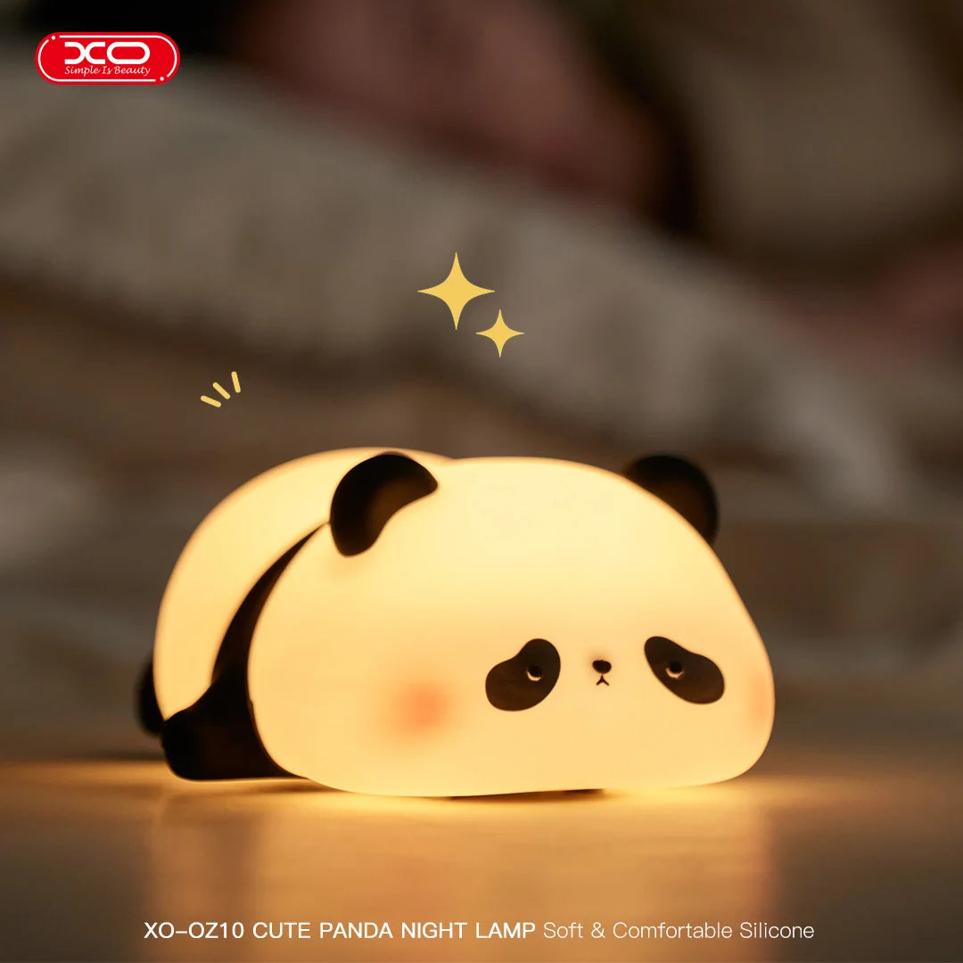 Mini Panda Silicone Night Light – USB Rechargeable LED Bedside Lamp for Kids & Babies - Image 6
