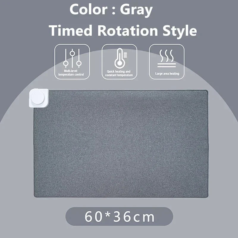 Digital Display Heated Mouse Pad – Electric Hand Warmer Desk Mat with Temperature Display for Office & Home Use - Image 8