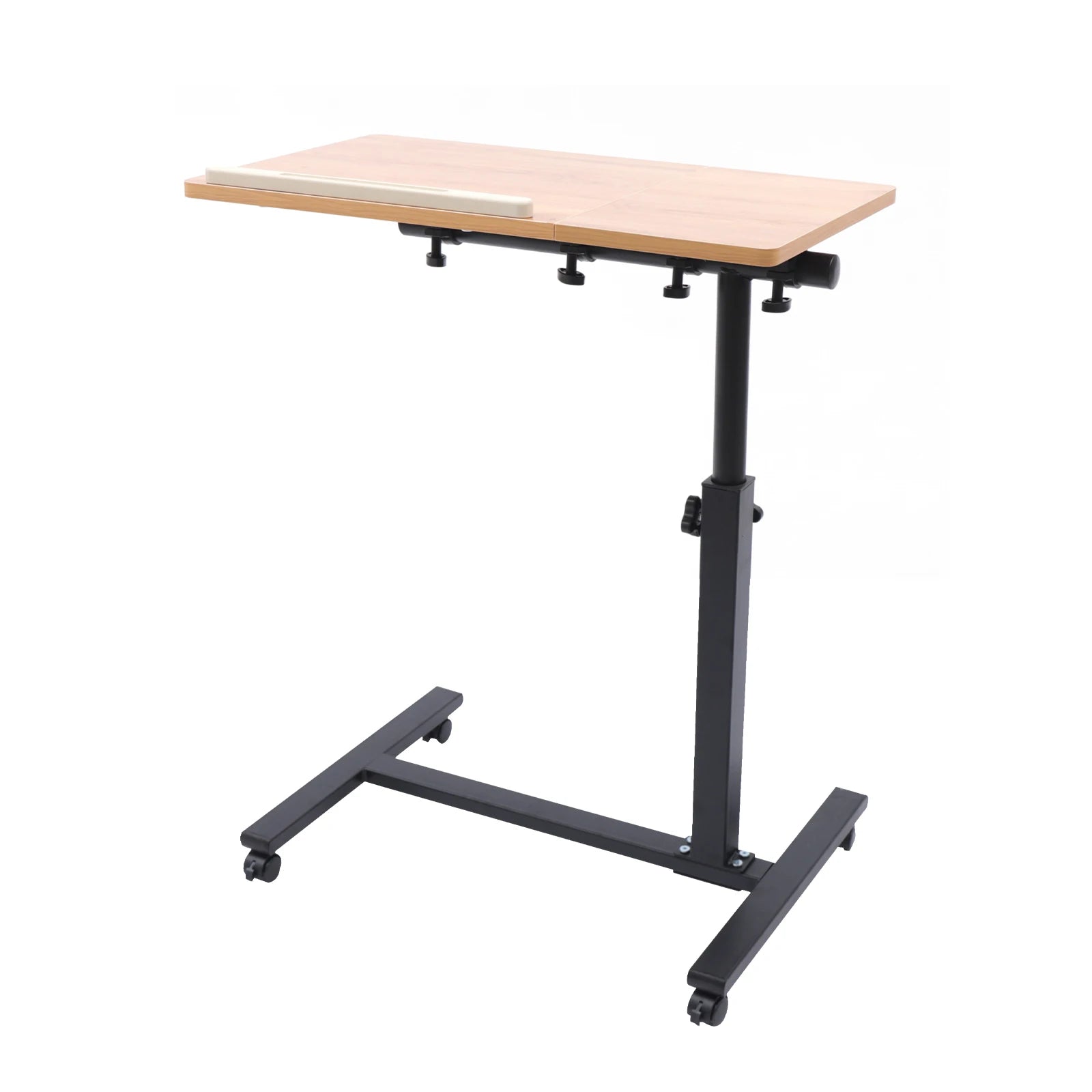 Adjustable Laptop Desk – Ergonomic with Height & Angle Adjustment and Lockable Wheels for Comfort & Mobility - Image 5