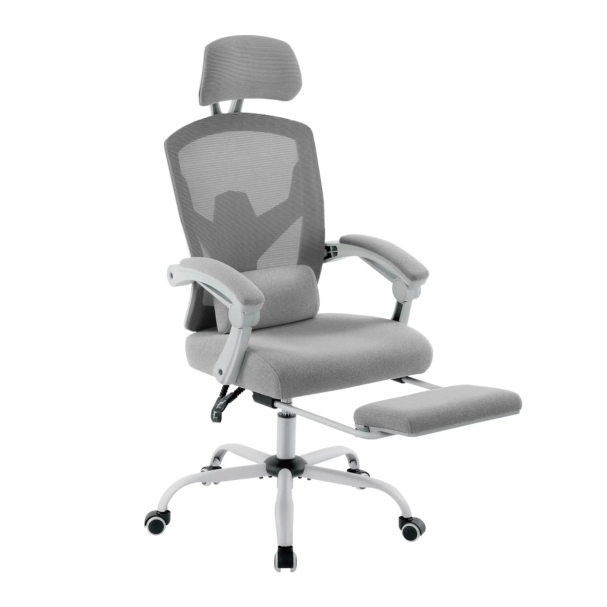 JHK Ergonomic Reclining High Back Mesh Gaming Chair – Rocking Computer Desk Chair with Lumbar Support - Image 9