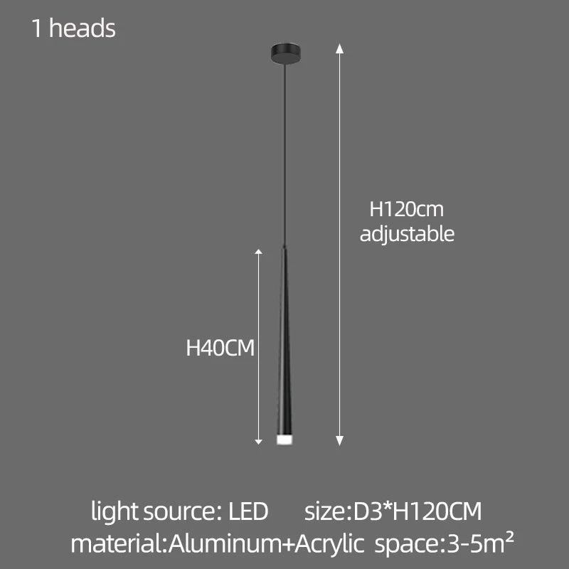 Minimalist Modern LED Chandelier – Designer Pendant Lighting for Duplex Living Rooms, Dining Areas & Staircases - Image 14