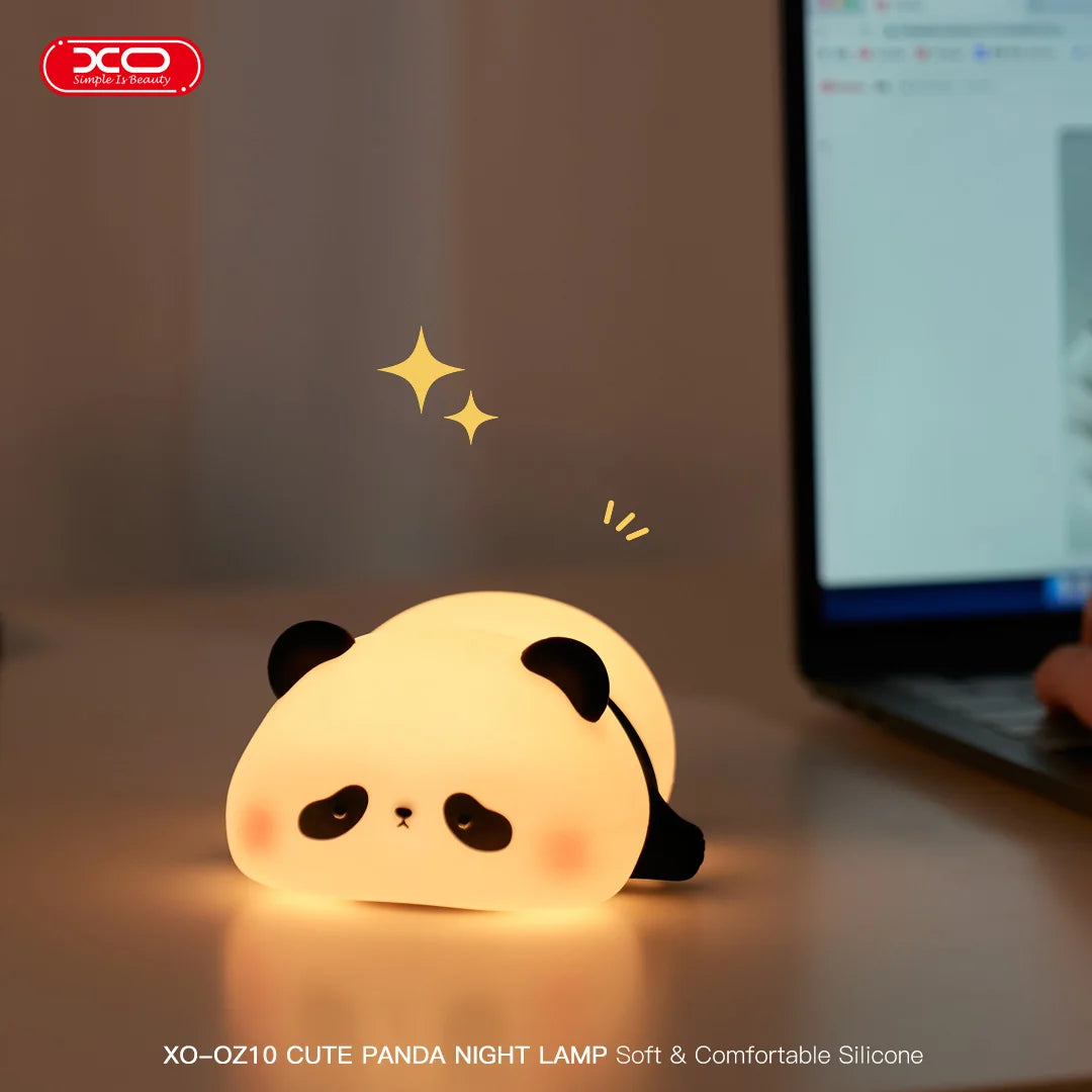 Mini Panda Silicone Night Light – USB Rechargeable LED Bedside Lamp for Kids & Babies - Image 5