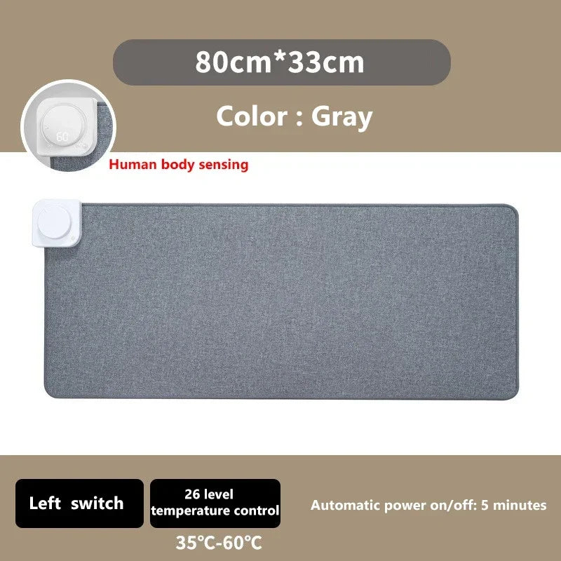 Digital Display Heated Mouse Pad – Electric Warming Desk Mat with Temperature Display for Office & Home Use - Image 15