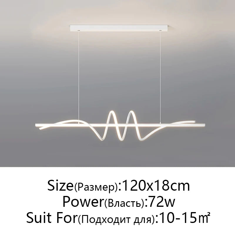 Modern LED Pendant Lights – Minimalist Hanging Lamps for Living Room, Dining & Office - Image 10