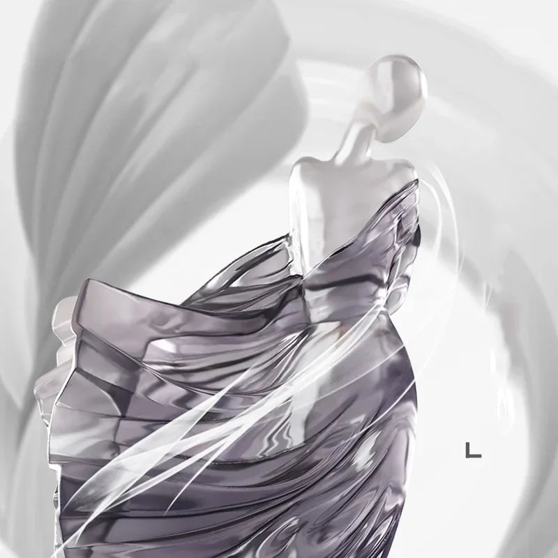 Figure Sculpture Resin Art – Minimalist Senior Portrait Statue for Home & Office Decor - Image 2