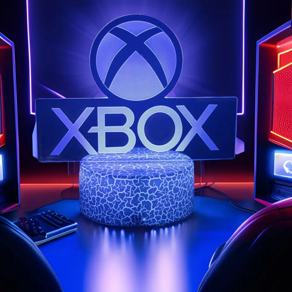 NEON GAMER 3D LED Lamp – RGB Night Light for Gaming Setup & Bedroom Decor - Image 2