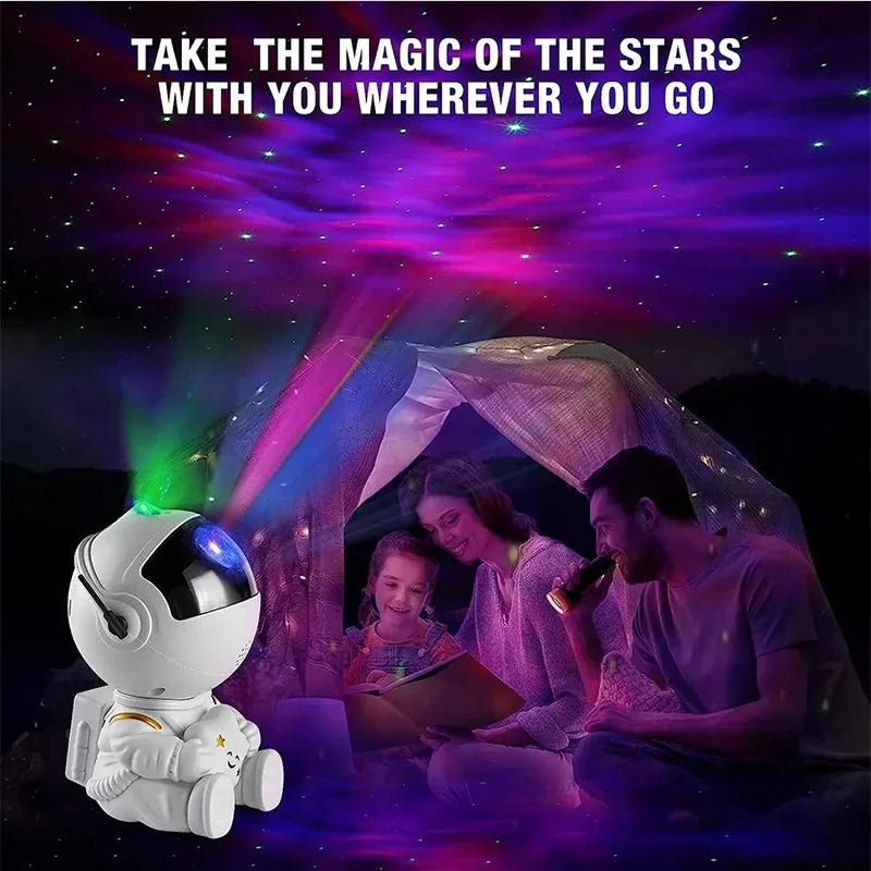 Astronaut Projector Night Light – Galaxy Star Ceiling Lamp for Bedroom & Kids’ Gifts - Image 5