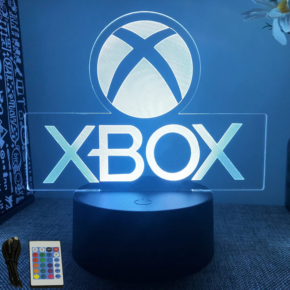 NEON GAMER 3D LED Lamp – RGB Night Light for Gaming Setup & Bedroom Decor - Image 26