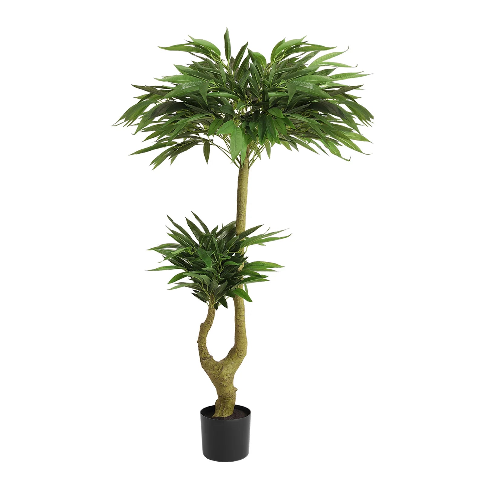 160CM Artificial Tropical Floor Plant – Fake Willow Buds Tree with Planter for Indoor Home & Office Décor - Image 7