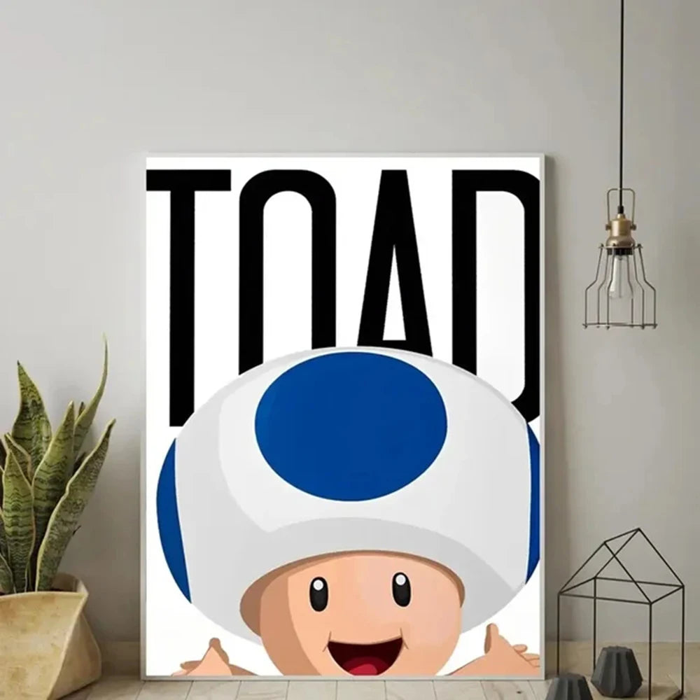 Classic Anime Movie Art Mario Poster Prints - Image 10