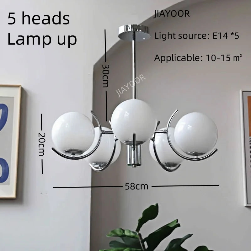 Nordic LED Chandelier – Vintage Modern Pendant Light for Living Room, Dining & Bedroom - Image 12