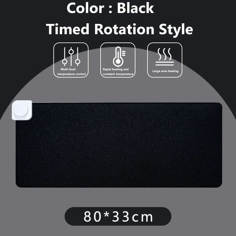 Digital Display Heated Mouse Pad – Electric Warming Desk Mat with Temperature Display for Office & Home Use - Image 16
