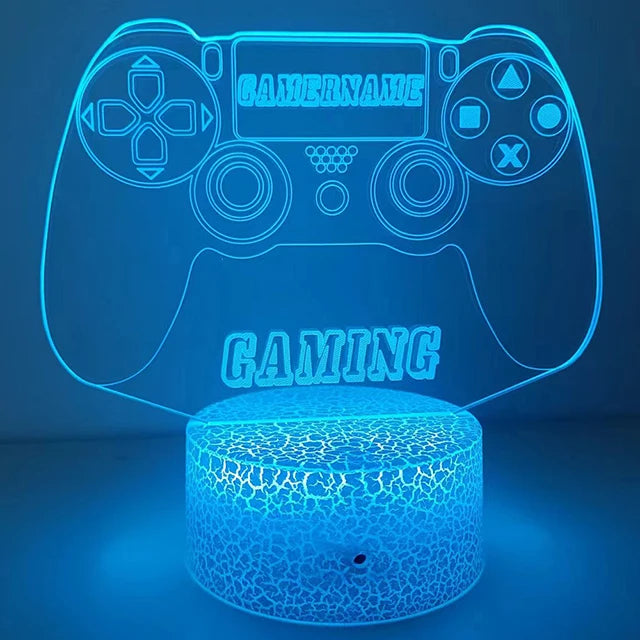 3D LED Gaming Table Lamp – Game-Themed Night Light for Kids & Gaming Room Decor - Image 27