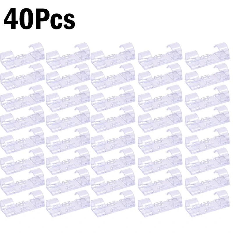 1β60Pcs Self-Adhesive Cable Clips Organizer - Image 19