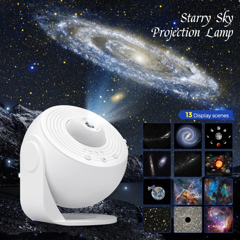 13-in-1 Star Projector – Planetarium Galaxy Projector with Aurora Effects & Night Light for Kids & Adults - Image 2