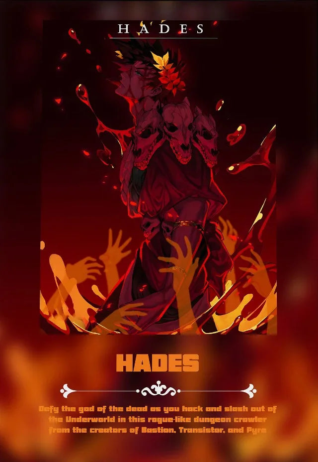Classic Hades Game Cover Poster – Canvas Wall Art for Gaming Room Decor - Image 20