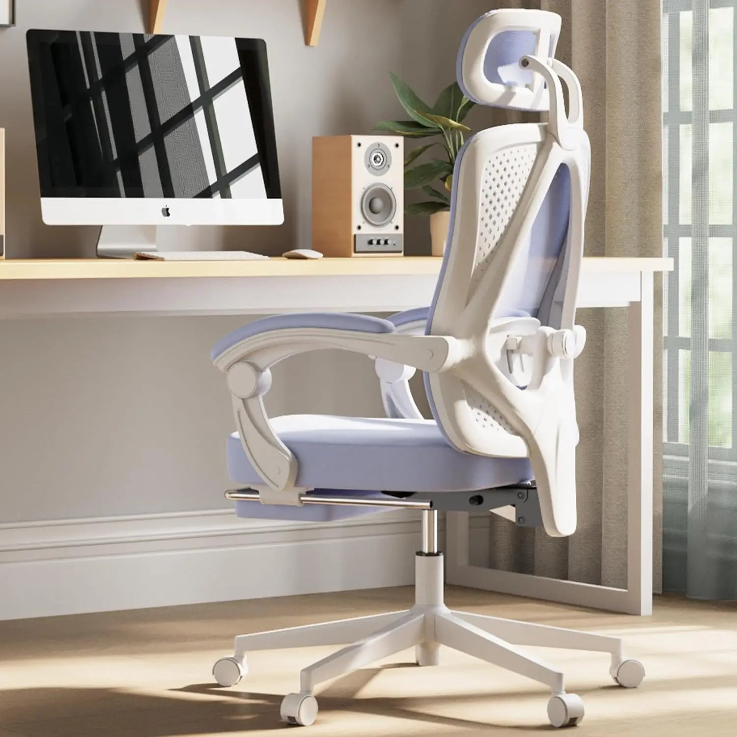 Dowinx Ergonomic Office Chair – Mesh Computer Chair with Pocket Spring Seat, Lumbar Support & Headrest - Image 11