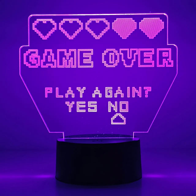 3D LED Gaming Table Lamp – Game-Themed Night Light for Kids & Gaming Room Decor - Image 16