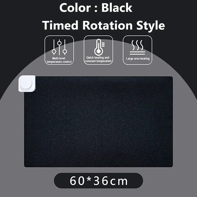 Digital Display Heated Mouse Pad – Electric Hand Warmer Desk Mat with Temperature Display for Office & Home Use - Image 11