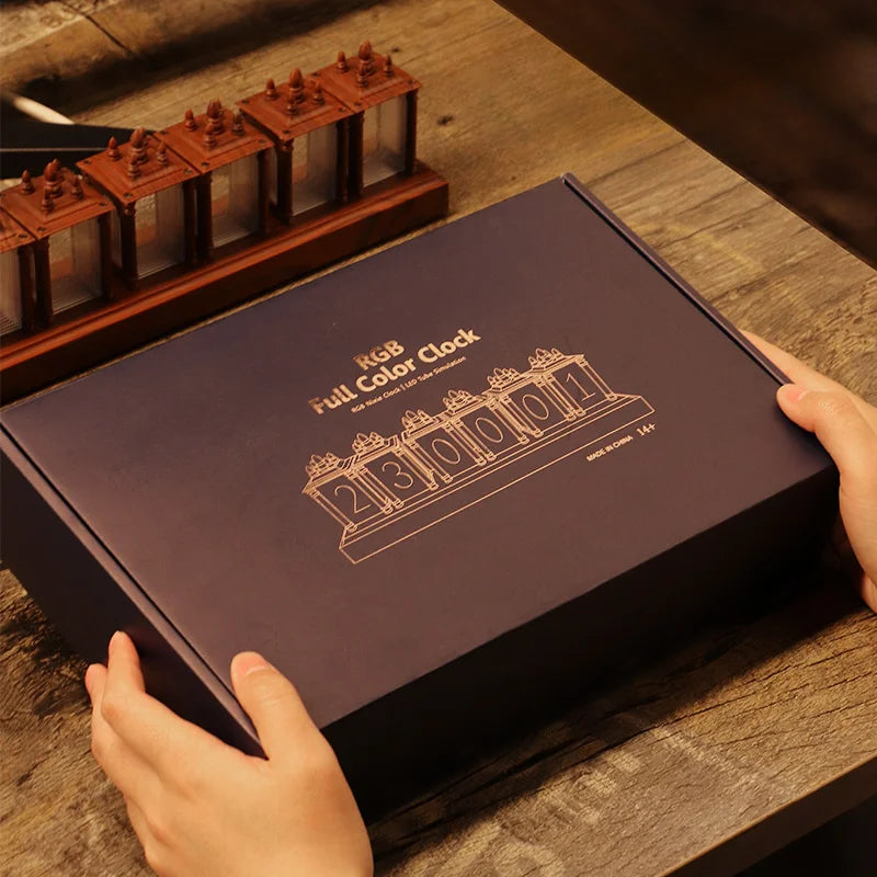 LED RGB Nixie Tube Digital Clock - Image 6