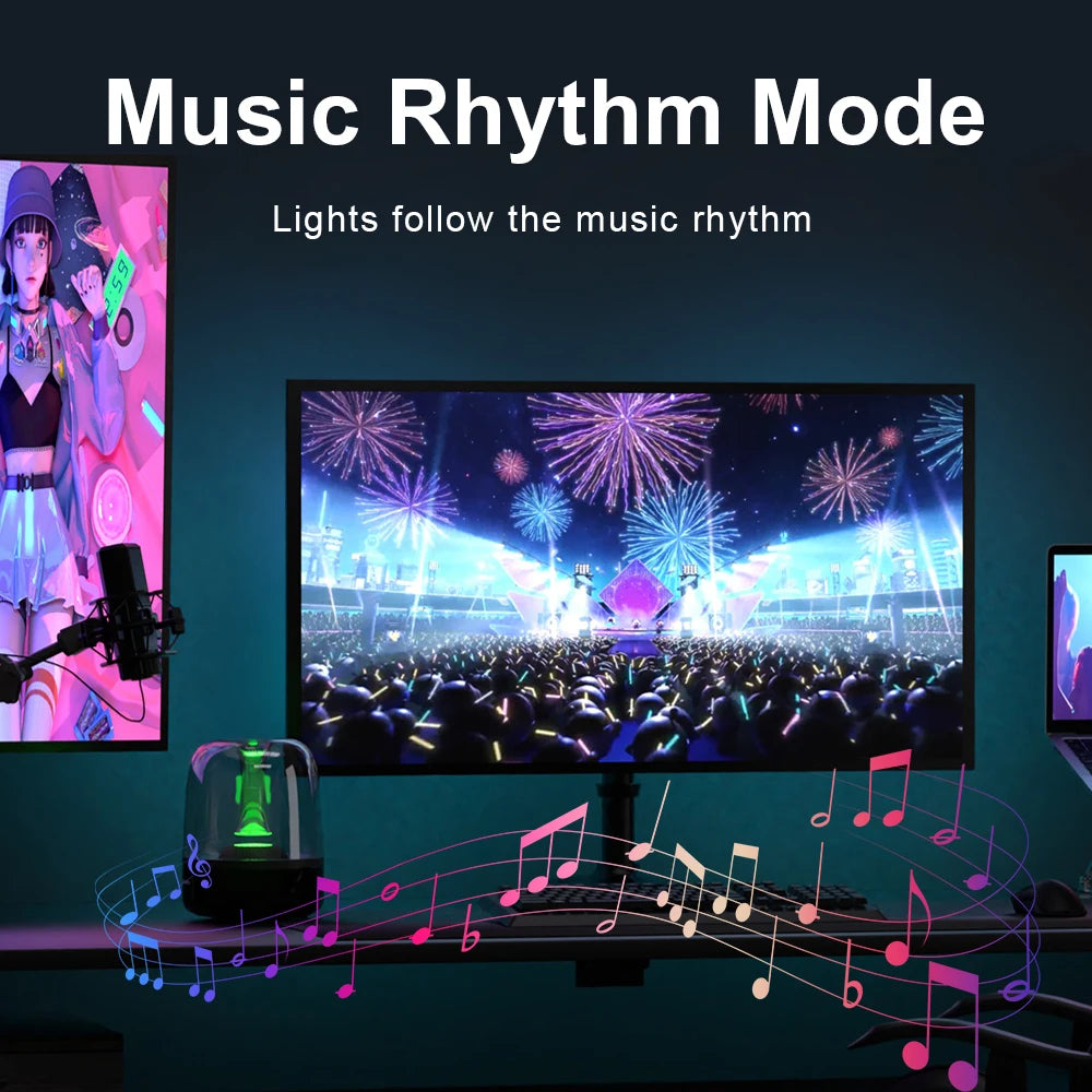 Gaming Monitor Light Strip – RGB Color Sync Backlight with Smart Control for PC & Display Atmosphere - Image 5