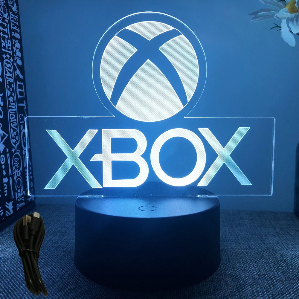 NEON GAMER 3D LED Lamp – RGB Night Light for Gaming Setup & Bedroom Decor - Image 18