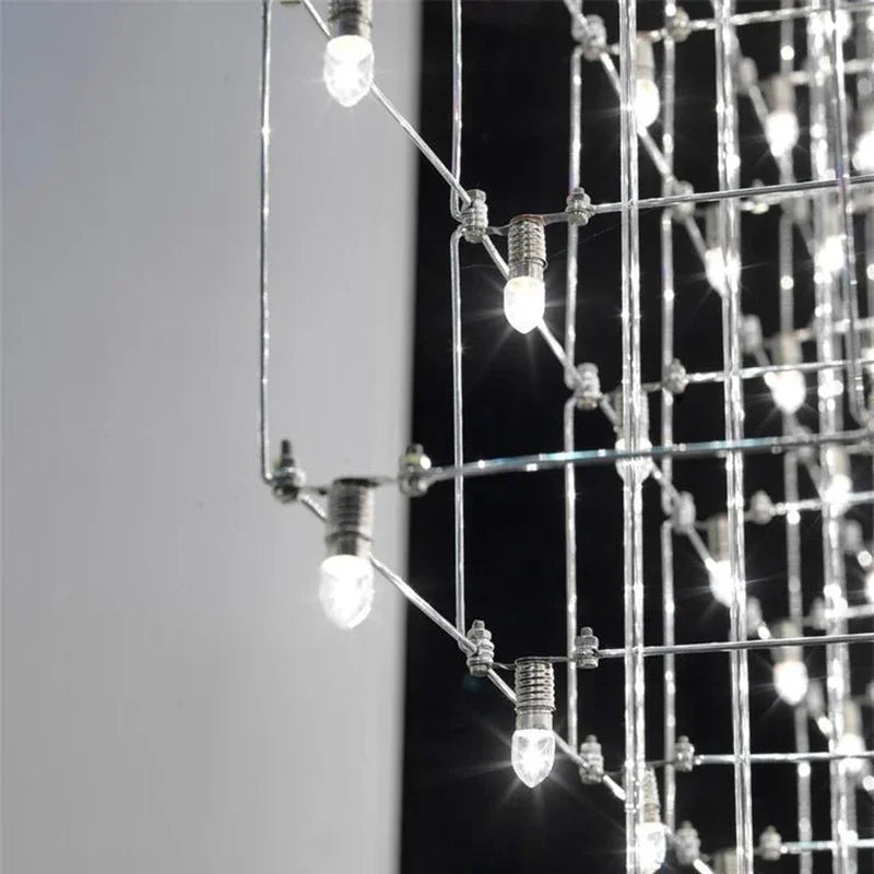 Modern Luxury LED Chandelier – Large Hanging Pendant Light for Living Room, Office, Hotel Lobby & Dining Area - Image 6