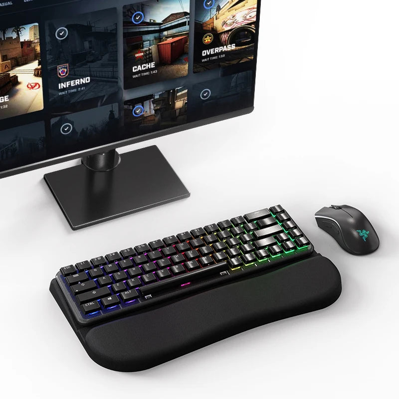 Memory Foam Keyboard Wrist Rest – Soft Support Pad for Typing & Gaming Comfort - Image 6