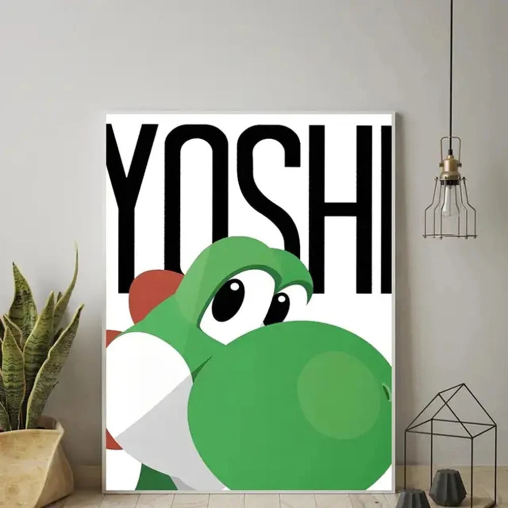 Classic Anime Movie Art Mario Poster Prints - Image 5