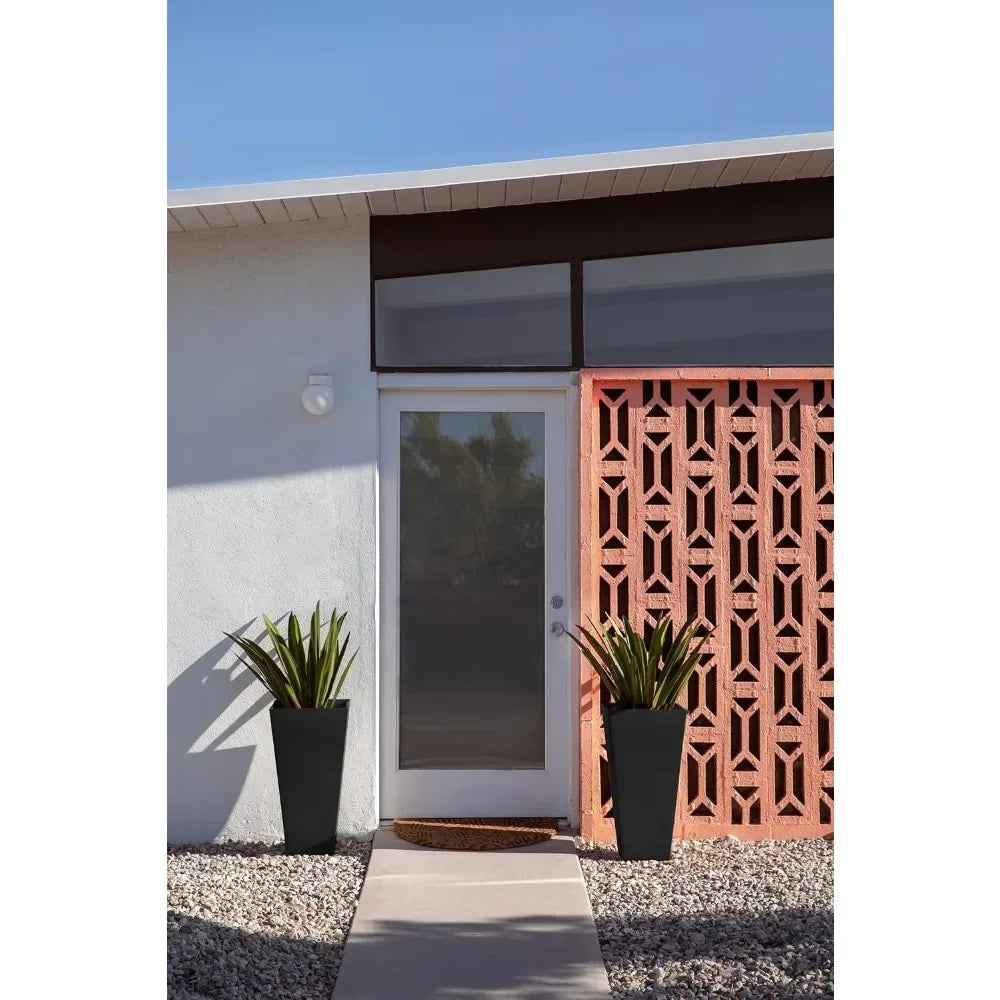Indoor/Outdoor Taper Planter – Set of 2 (30 Inch Tall) Modern Garden Pots - Image 5