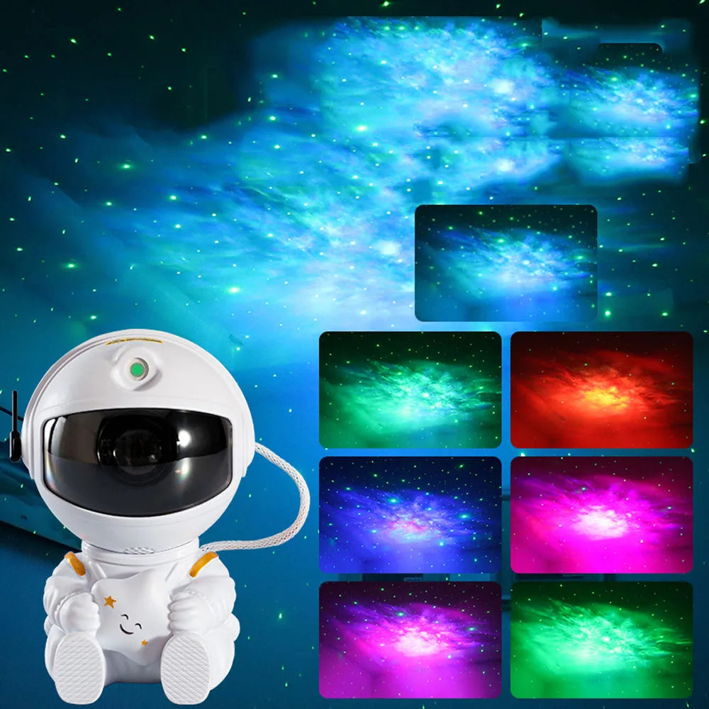New Spaceman Projection Light – Star Galaxy LED Night Light for Room & Party Decoration - Image 2