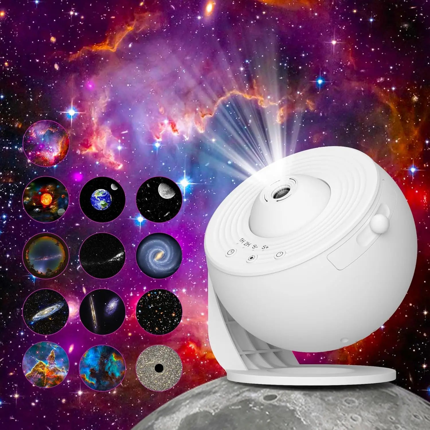 13-in-1 Star Projector – Planetarium Galaxy Projector with Aurora Effects & Night Light for Kids & Adults - Image 7