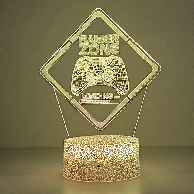 3D LED Gaming Table Lamp – Game-Themed Night Light for Kids & Gaming Room Decor - Image 31